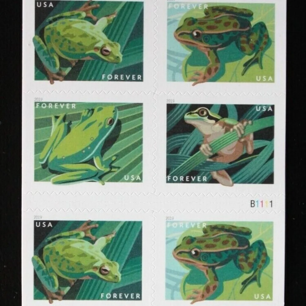 US Scott # 5395- Frogs  booklet of 20 2019 Nice. #205713491079 - Picture 3 of 3